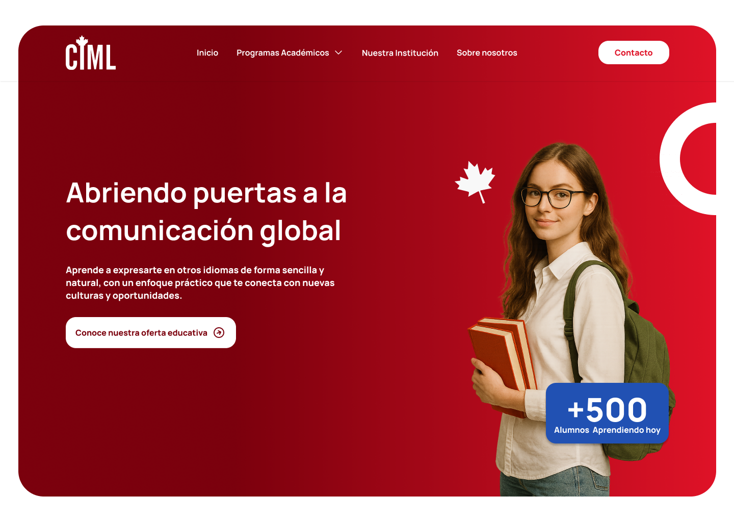 Landing page Cafe Libre